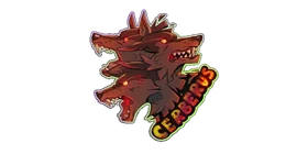 Sticker Hound of Hades Color
