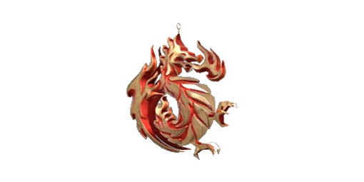 Charm Fireborn Gold