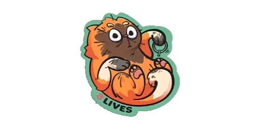Sticker 9 Lives Swap
