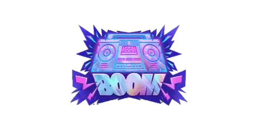 Sticker Boom Box