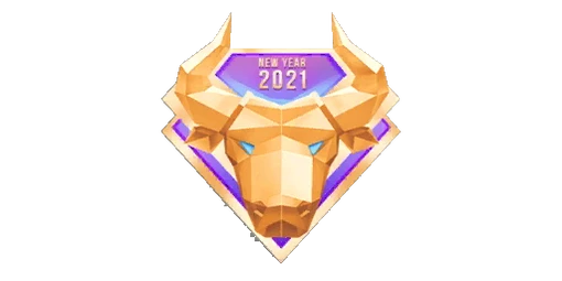Sticker Golden Ox