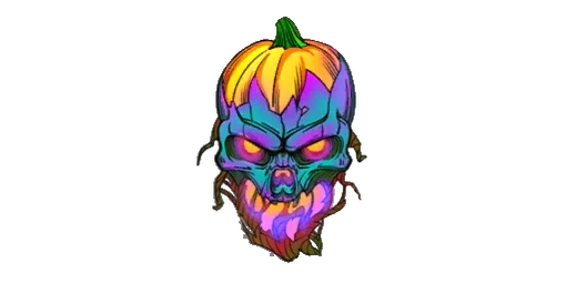 Sticker Infernal Skull