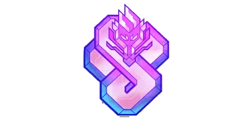 Sticker Neon Dragon