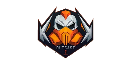 Sticker Outcast Gold