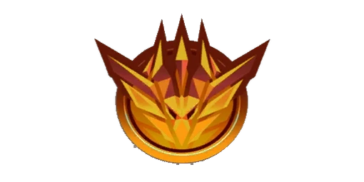 Sticker Phoenix Blazon Gold