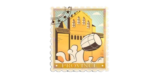 Sticker Province Gold