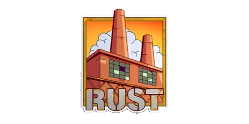 Sticker Rust Metallic