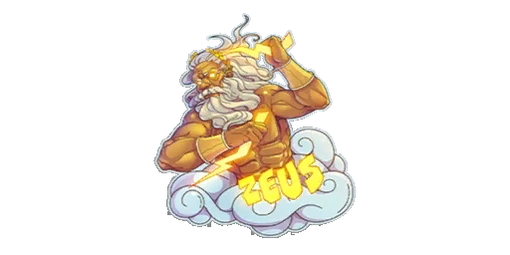 Sticker Zeus