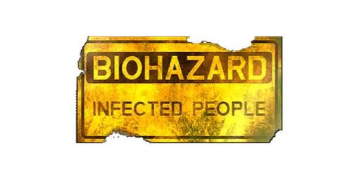Sticker Biohazard