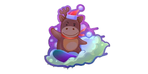 Sticker Winter Sport Color