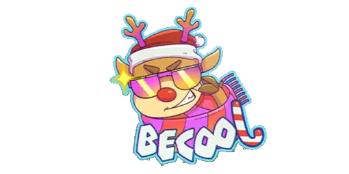 Sticker Be Cool Color