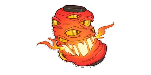Sticker Ghost Lantern Color