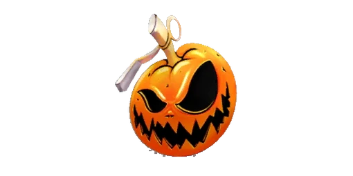 Sticker Evil Pumpkin