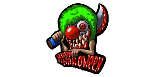 Sticker Bloody Clown