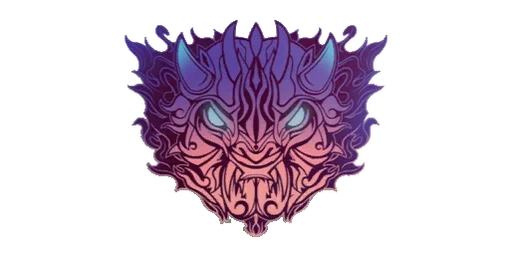 Sticker Demon Flame