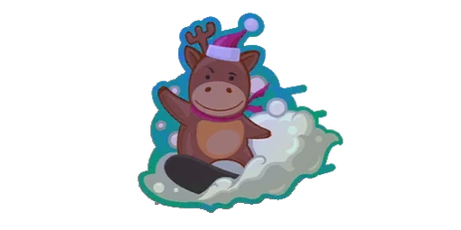 Sticker Winter Sport