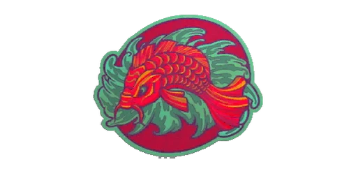 Sticker Koi