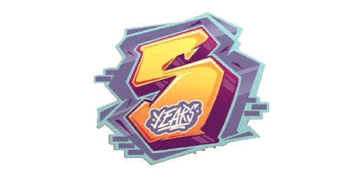 Sticker Jubilee 5