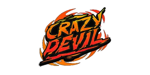 Sticker Crazy Devil Color