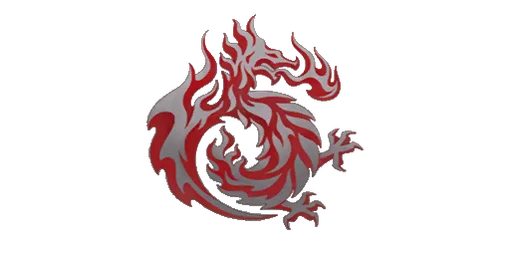 Sticker Fireborn Dragon