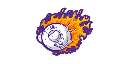 Sticker Snow Meteor