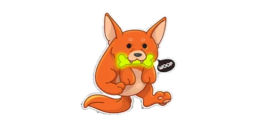 Sticker Woof