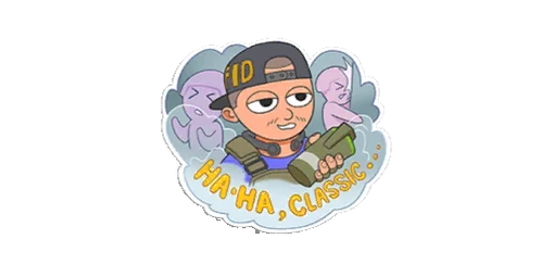 Sticker Ha-Ha Classic